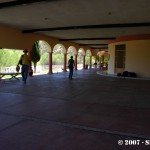 The large covered veranda at Rancho el Aribabi - S. Jacobs